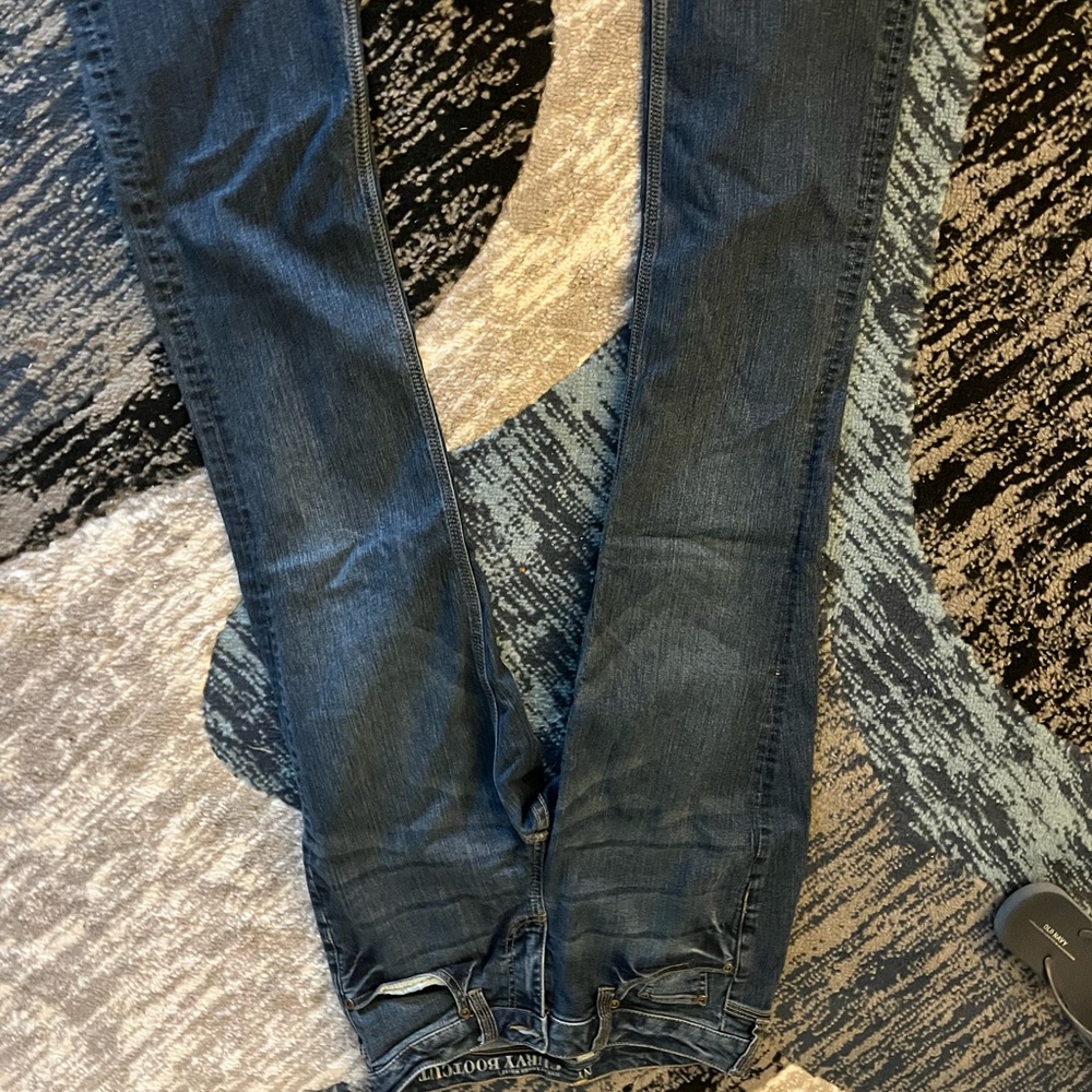New York & Company Dark Blue Skinny Jeans